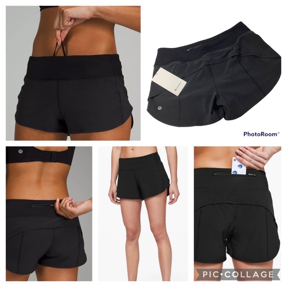 lululemon athletica Pants - Lululemon athletically speed up Mid Rise shorts 4” lined shorts size 8 tall NWT